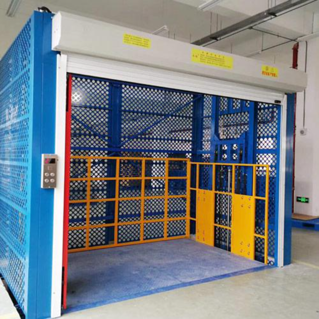 禹城导轨式升降货梯